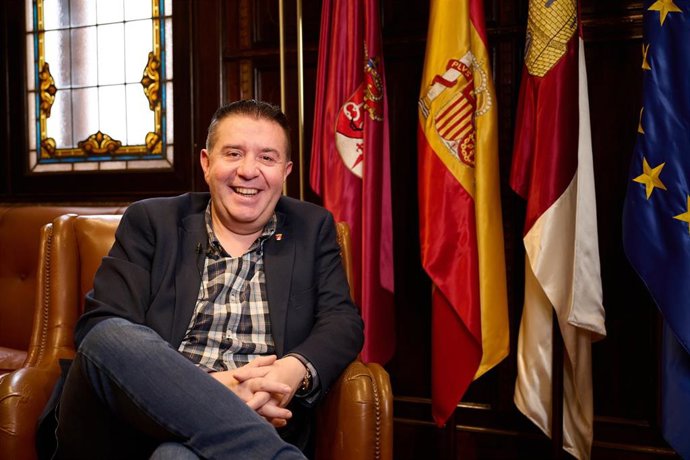 El presidente de la Diputación de Albacete, Santi Cabañero, en entrevista con Europa Press