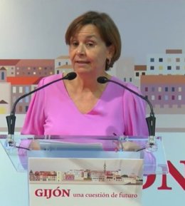 Archivo - Carmen Moriyón, alcaldesa de Gijón