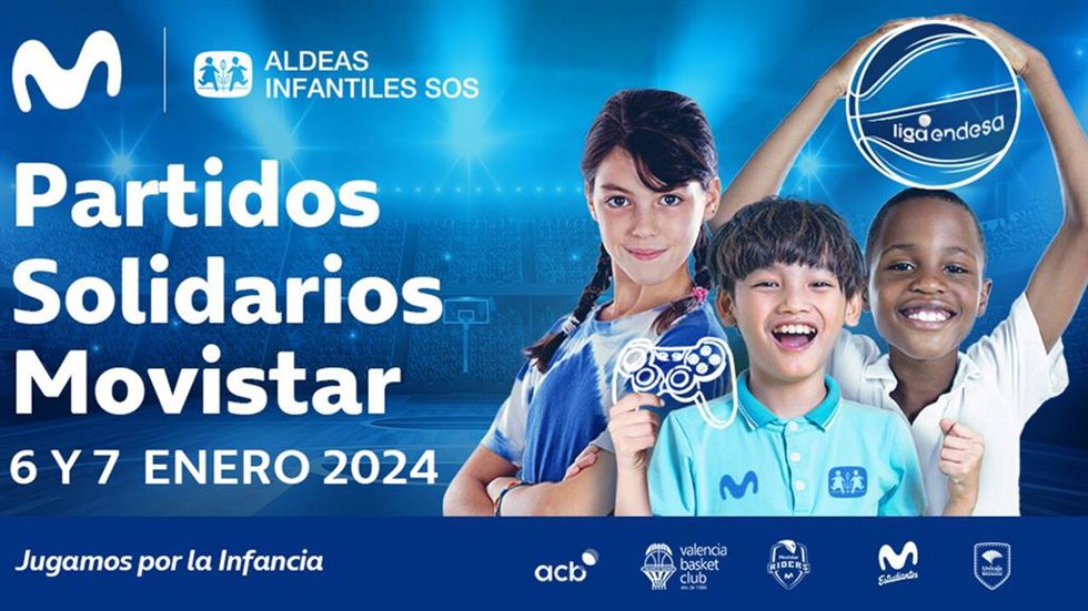 Los partidos solidarios de Movistar en la Liga Endesa regresan el 6 y 7 de enero para su quinta edición.