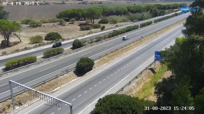 Archivo - Vista de la AP-4 en la provincia de Cádiz en el primer día de la operación Retorno del verano