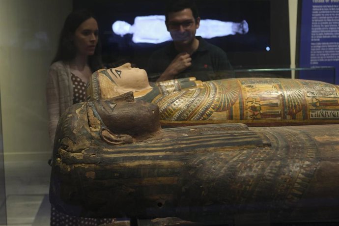 Pieza de la exposición Momias de Egipto