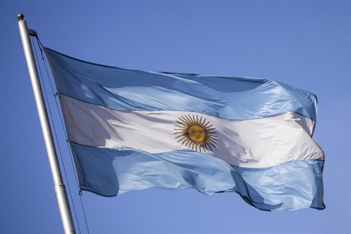 Archivo - Bandera de Argentina