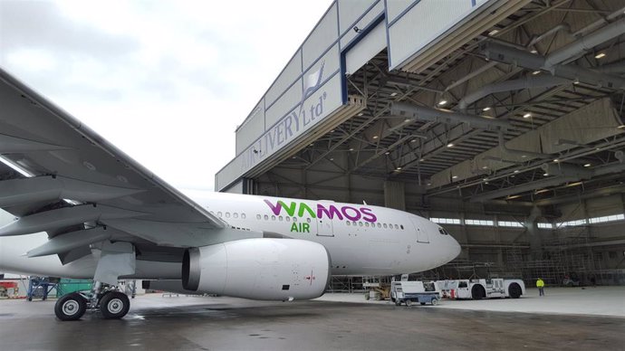 Archivo - Avión de Wamos Air, filial de Grupo Wamos.