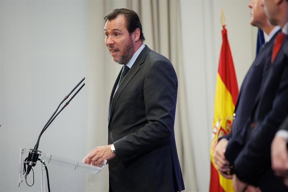 Óscar Puente preside el acto de toma de posesión de los altos cargos del ministerio