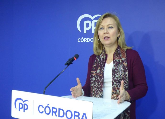 La diputada nacional del PP de Córdoba y portavoz en la Comisión de Trabajo, Economía Social, Inclusión, Seguridad Social y Migraciones en el Congreso de los Diputados, Isabel Prieto.