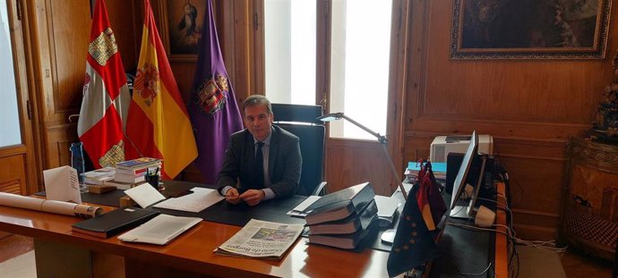 El presidente de la Diputación de Burgos, Borja Suárez.