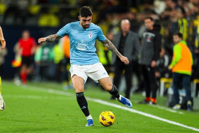 Unai Núñez, durante un partido con el Celta.