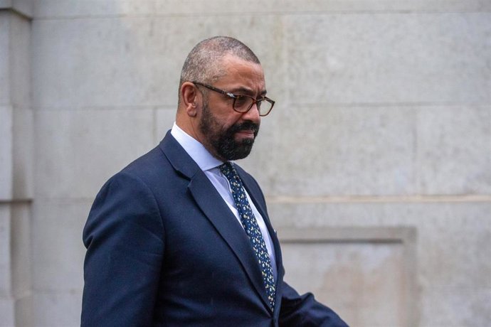 James Cleverly, ministro del Interior de Reino Unido.
