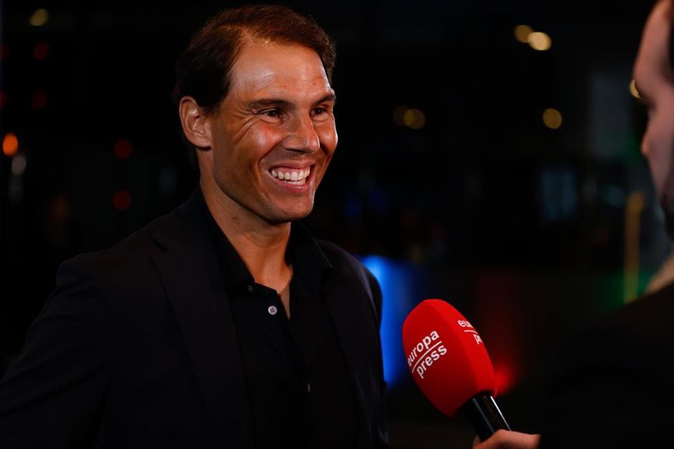 Archivo - Rafael Nadal, durante un evento promocional.