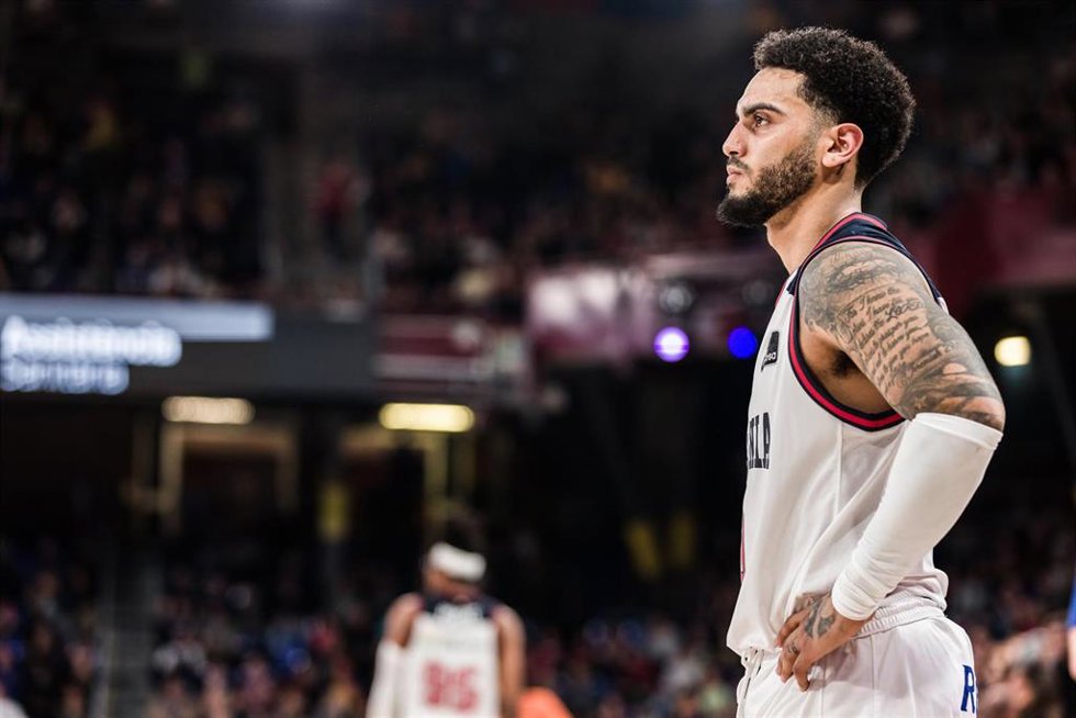 Markus Howard durante un partido con el Baskonia