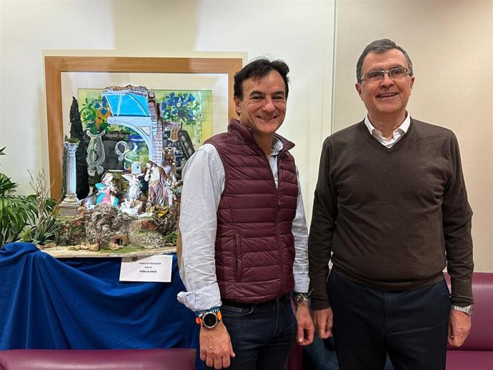 El alcalde de Jaén, Agustín González,  con su homólogo de Murcia, José Ballesta