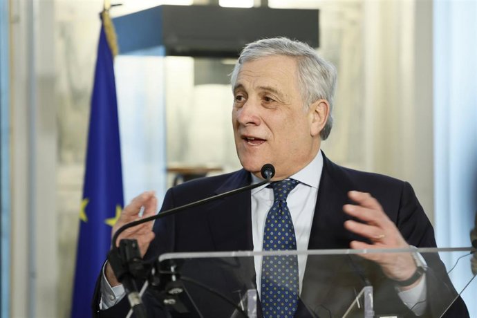 El ministro de Exteriores de Italia, Antonio Tajani
