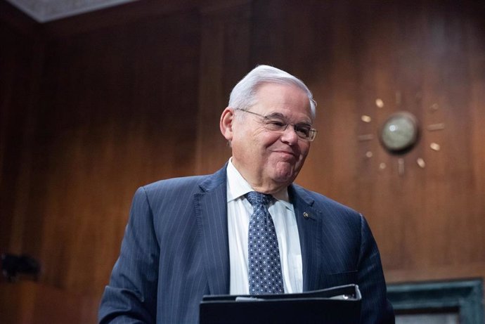 Archivo - El senador demócrata Bob Menendez