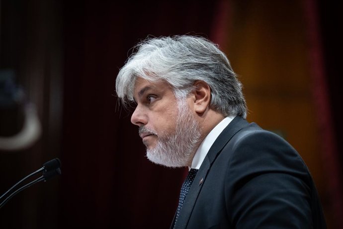 Archivo - Arxivo - El president de Junts en el Parlament, Albert Batet, en una imatge d'arxiu