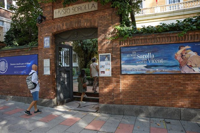 Archivo - Entrada del Museo Sorolla, en la casa Sorolla