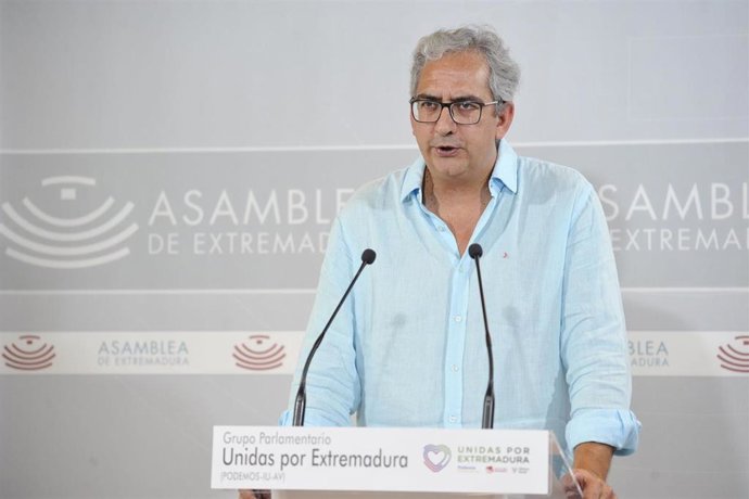 Archivo - Imagen de archivo del diputado de Unidas por Extremadura Joaquín Macías