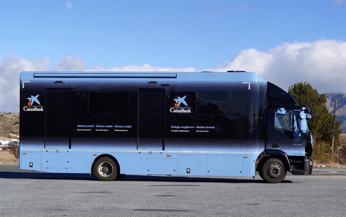 Oficina móvil de CaixaBank.