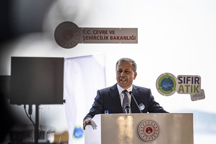 Archivo - Ali Yerlikaya, ministro del Interior de Turquía. 