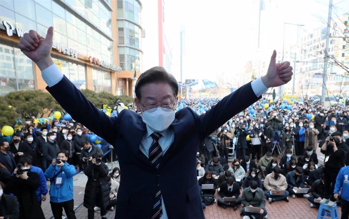 Archivo - Lee Jae Myung, líder de la oposición y antiguo candidato a la presidencia de Corea del Sur. 