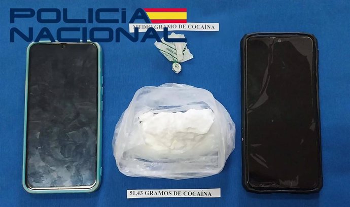 Droga incautada por la Policía Nacional en Badajoz