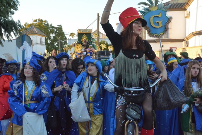 Imagen de archivo de la cabalgata de Mairena del Aljarafe, en Sevilla.