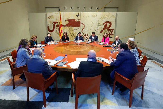 Moment del Consell Executiu.