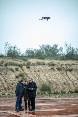 Presentación del dron que mejorará y potenciará la inspección ambiental en todo el territorio regional.