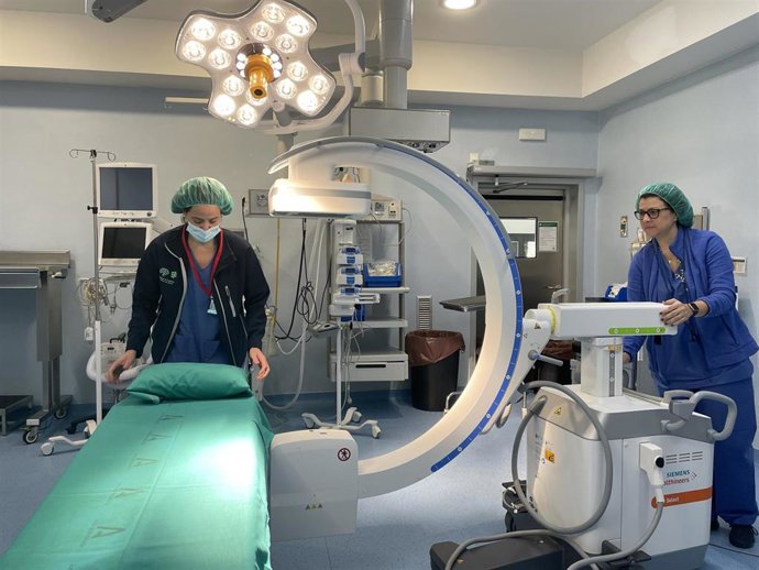 Equipamiento del Hospital Universitario Reina Sofía.