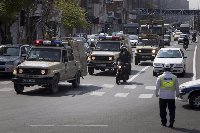 Archivo - Policía en Irán