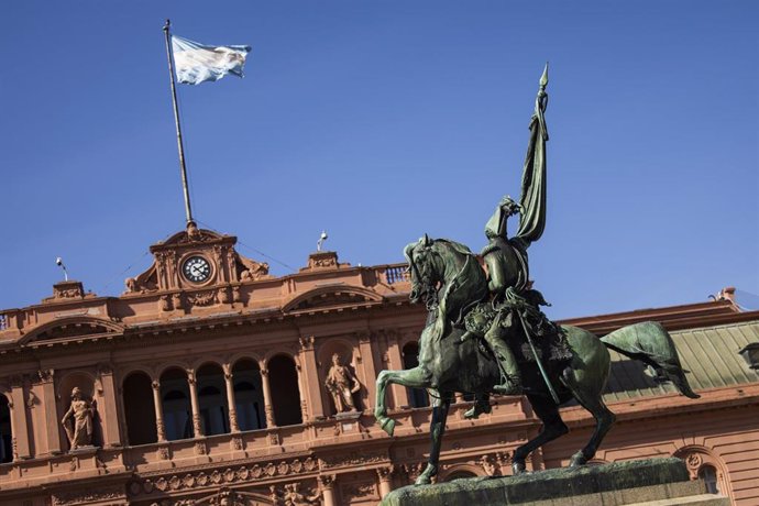 Archivo - Casa Rosada, sede del Gobierno de Argentina