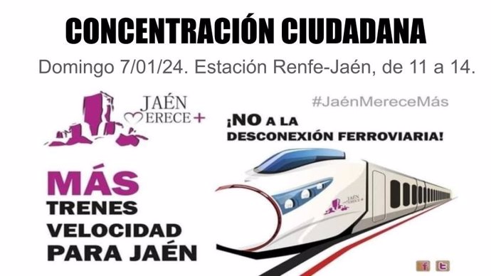 Cartel de la concentración.