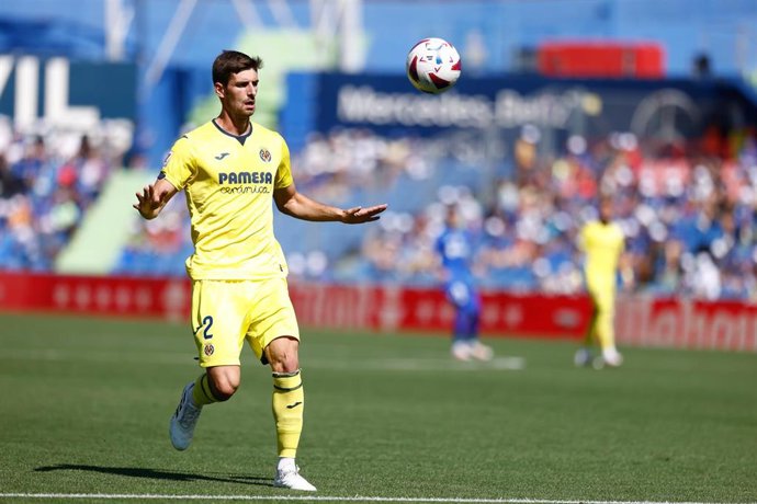 Archivo - Matteo Gabbia, durante un partido con el Villarreal CF.