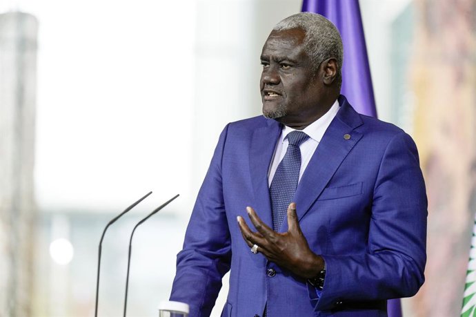 Archivo - Imagen de archivo del presidente de la Comisión de la Unión Africana, Musa Faki Mahamat