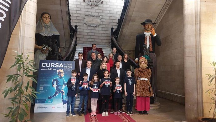 Acto de presentación de la 14 edición de la 'Cursa Infantil de Reis' de Palma.