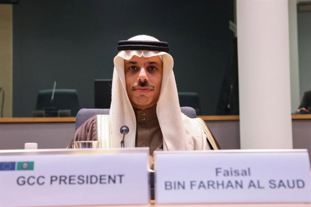 Archivo - El ministro de Exteriores de Arabia Saudí, Faisal bin Farhan al Saud (archivo)