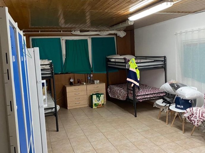 Base de Autransa empleada por el personal del transporte sanitario urgente