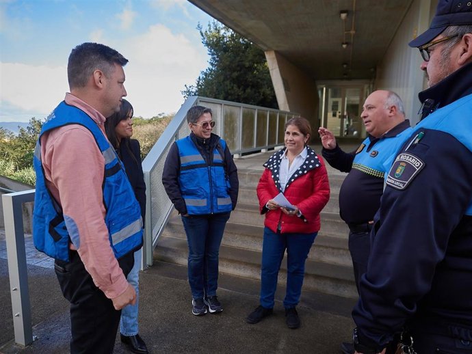 Reunión entre representantes del Cabildo de Tenerife y el Ayuntamiento de El Rosario para organizar el 'Operativo Nevadas'