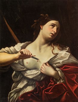 Lucrecia', óleo sobre lienzo del pintor boloñés Giovanni Andrea Sirani (1610-1670), discípulo de Guido Reni, adquirida por el bellas Artes en abril de 2023