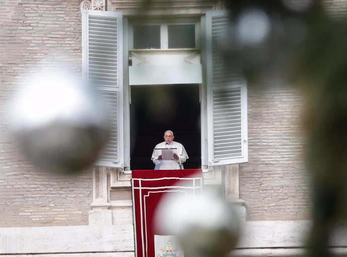 El Papa en un Ángelus.