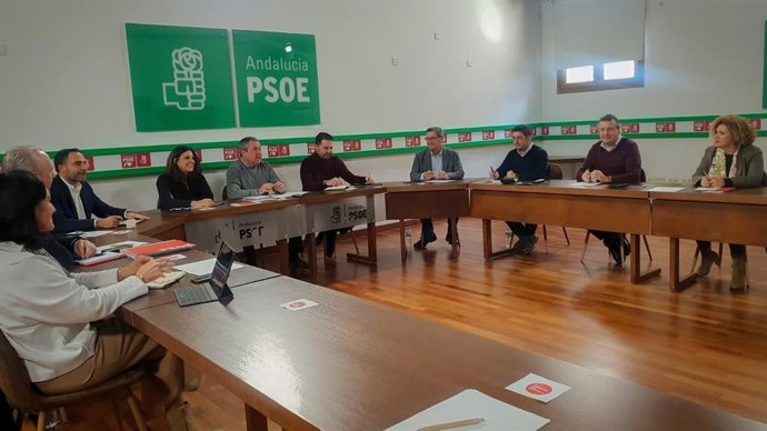 Reunión de la dirección del PSOE de Andalucía, este jueves