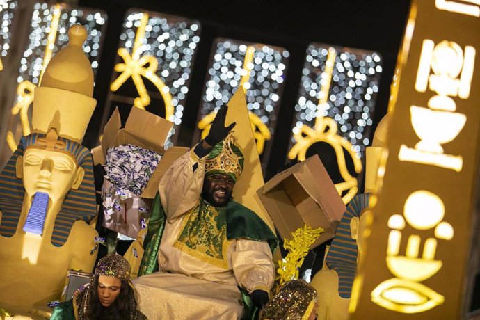 Archivo - Detalle de la Cabalgata de Reyes Magos, Granada, foto de archivo