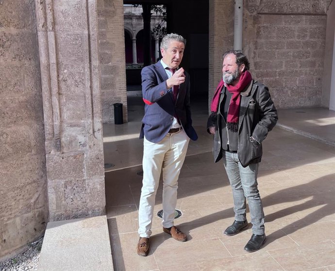 Nicolás Bugeda (i), nuevo gerente del Consorci de Museus de la Comunitat Valenciana