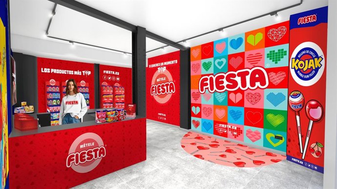 Pop-up de caramelos Fiesta