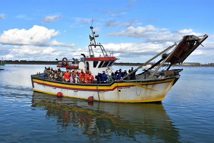 Llegada de los Reyes Magos a Punta Umbría (Huelva).