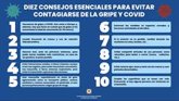 Foto: Decálogo de los enfermeros para evitar contagios de gripe y Covid-19 ante la "situación alarmante" en centros sanitarios
