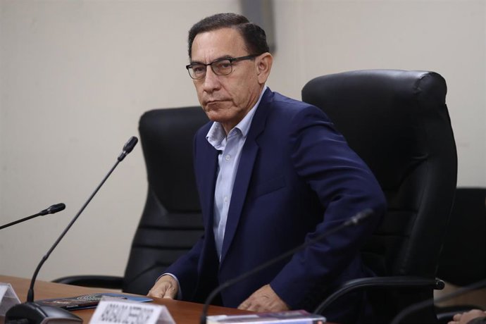 Archivo - El expresidente de Perú Martín Vizcarra 