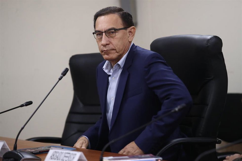 Archivo - El expresidente de Perú Martín Vizcarra 