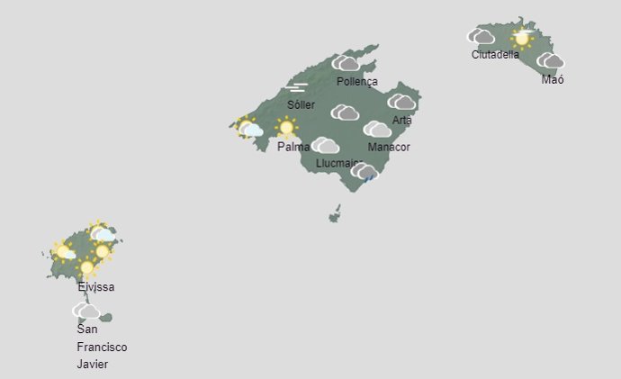 El tiempo hoy, viernes 5 de enero, en Baleares.