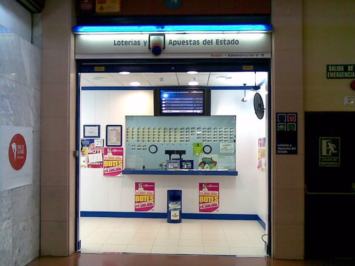 Administración de Loterías del centro comercial Ruta de la Plata de Cáceres.