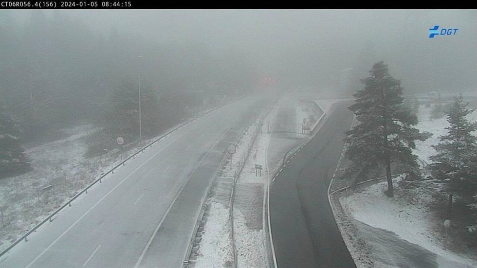 Carretera con nieve